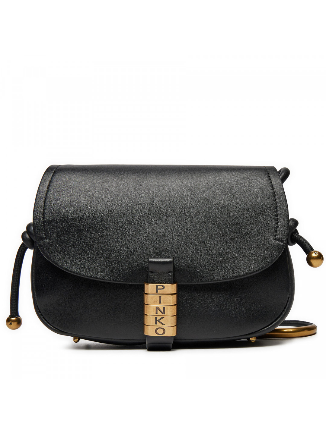 Kabelka PINKO Saddle Mini AI 24-25 PLTT 103831 A1ZX Černá